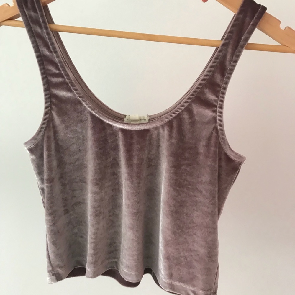 Velvet tank top