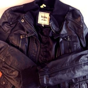 Bershka Leather Jacket Size M