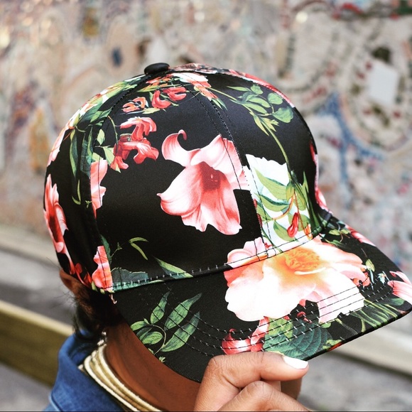 Floral Hat | Baseball Cap - Picture 3 of 3