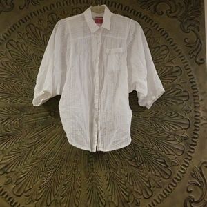 Free People Seersucker Blouse, size Small
