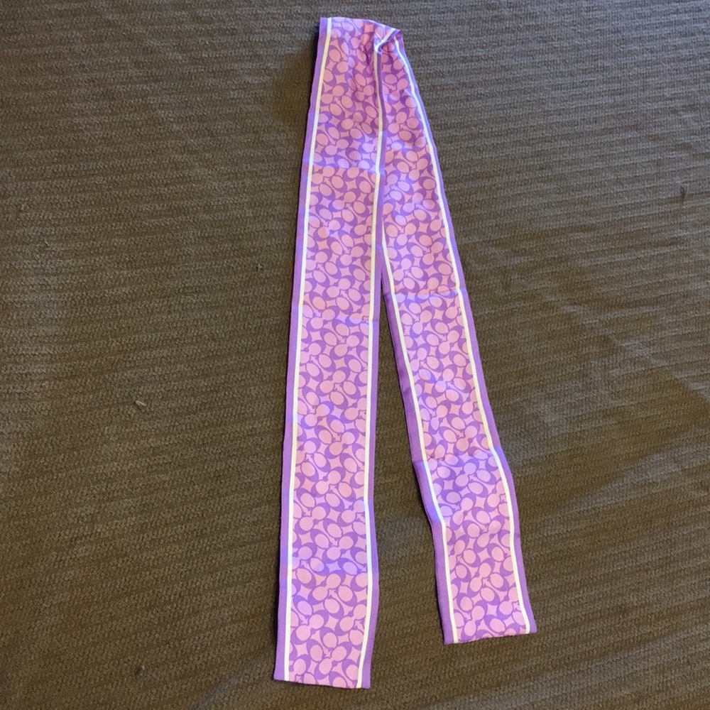 Coach Purse scarf- Purple