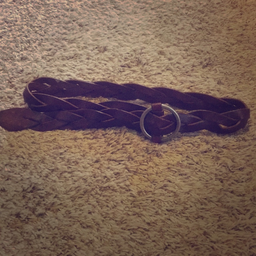 Leather belt