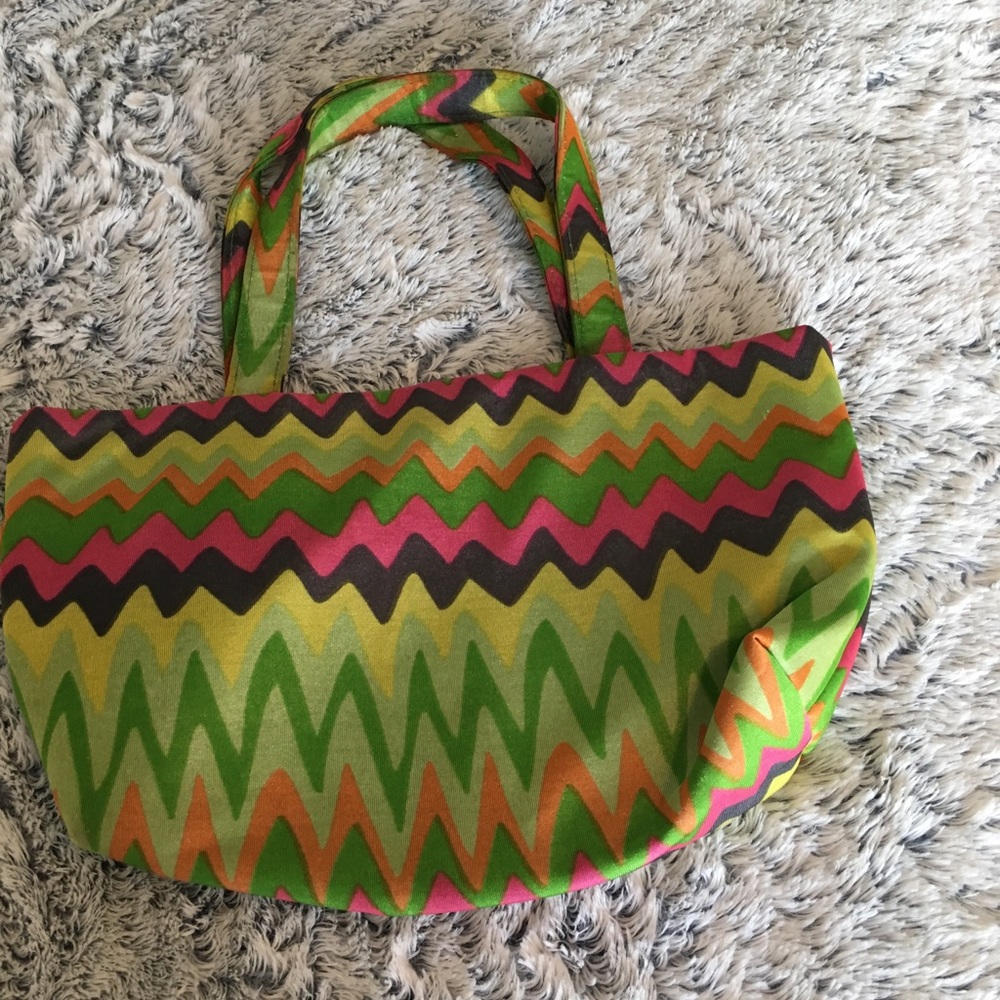 Flirty colorful handbag