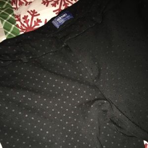 Black polka dot pants