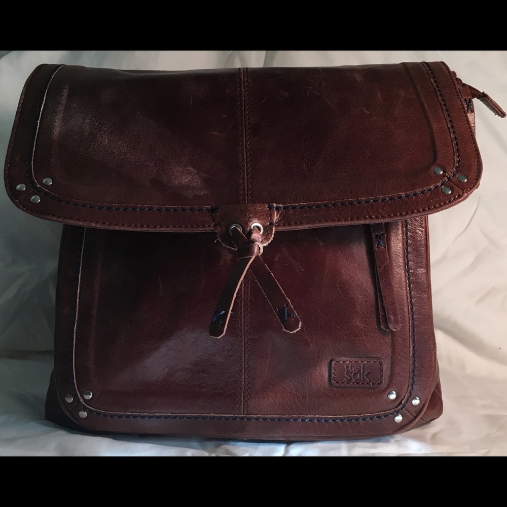 The Sak Dark Brown Ventura Leather Convertible Bag
