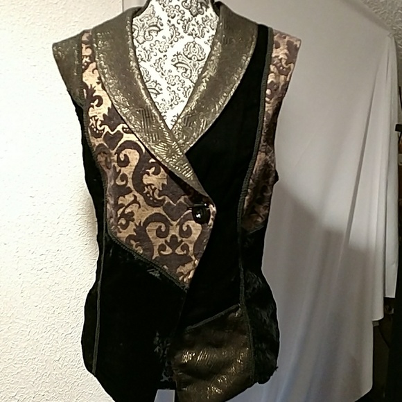 womens brocade vest