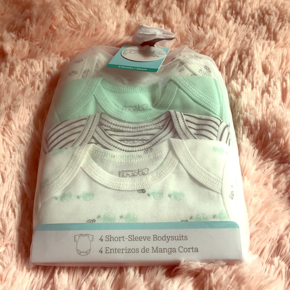 Turtle & snail onesie set