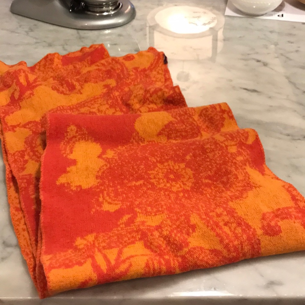 Ivko Knits Patterned Wool Scarf