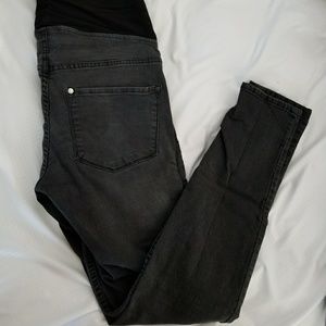 H&M Maternity Jeans in Washed Out Black