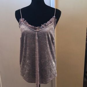 Lavender Velvet Cami