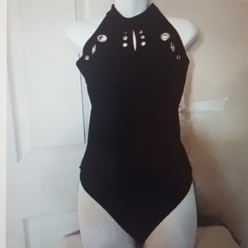 BLACK BODYSUIT XL