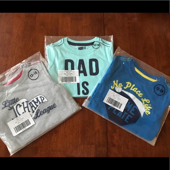 Crazy 8 Other - 3 Crazy 8’s 12-18 months T Shirts NWT