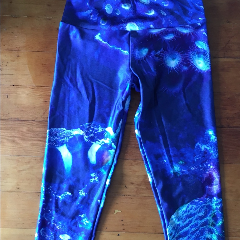 Goldsheep Purple/Blue Coral Capri - Medium
