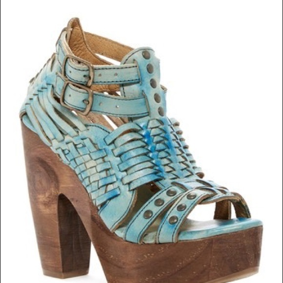 Bed Stu Shoes - Bed Stu Cindy Blue Driftwood US size 8