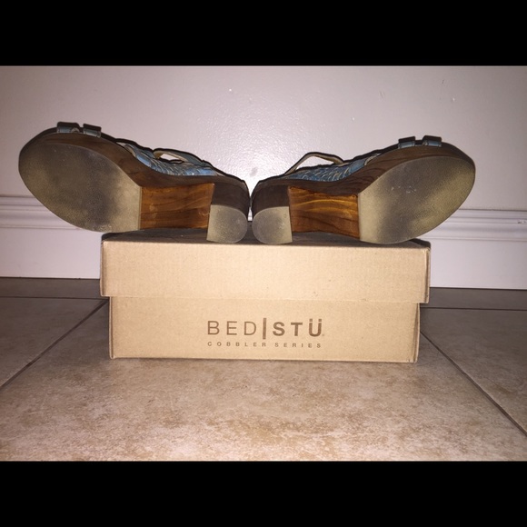 Bed Stu Cindy Blue Driftwood US size 8 - Picture 5 of 6