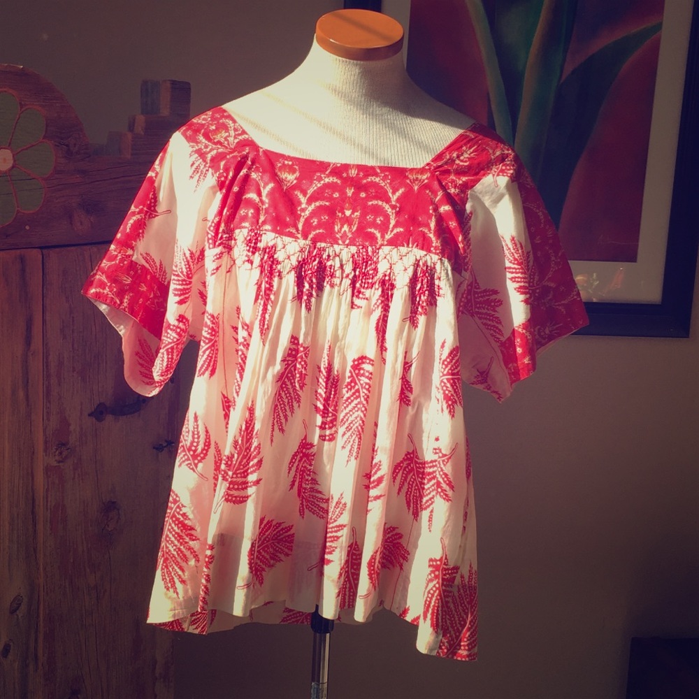 Anthropologie Corsage Blouse Size Medium