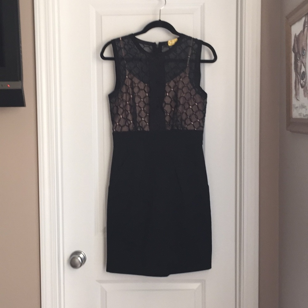 Black bcbg dress