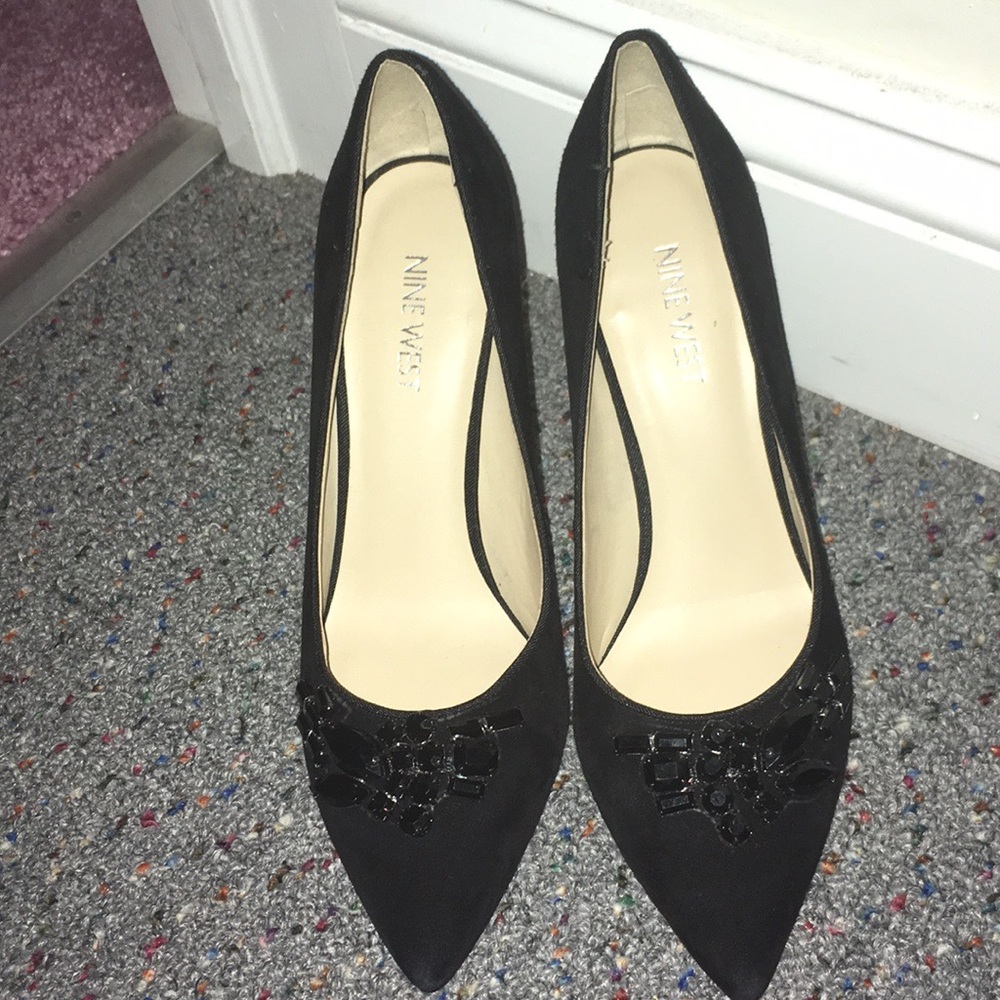 Black Suede Heels