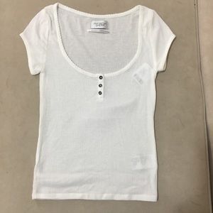 SizeS/P delicate white henley top