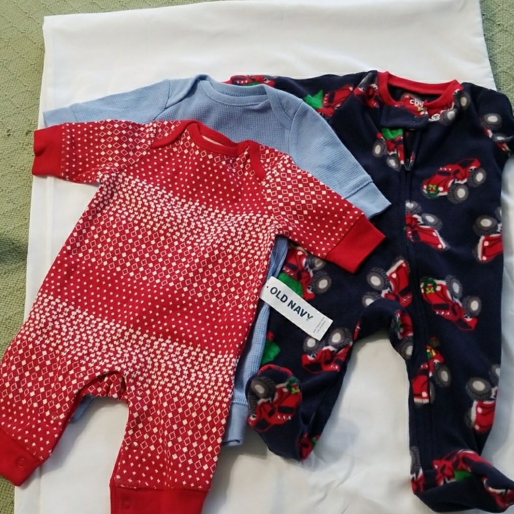 Newborn winter pjs
