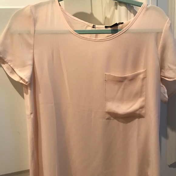 Forever 21 nude pocket blouse - Picture 1 of 2