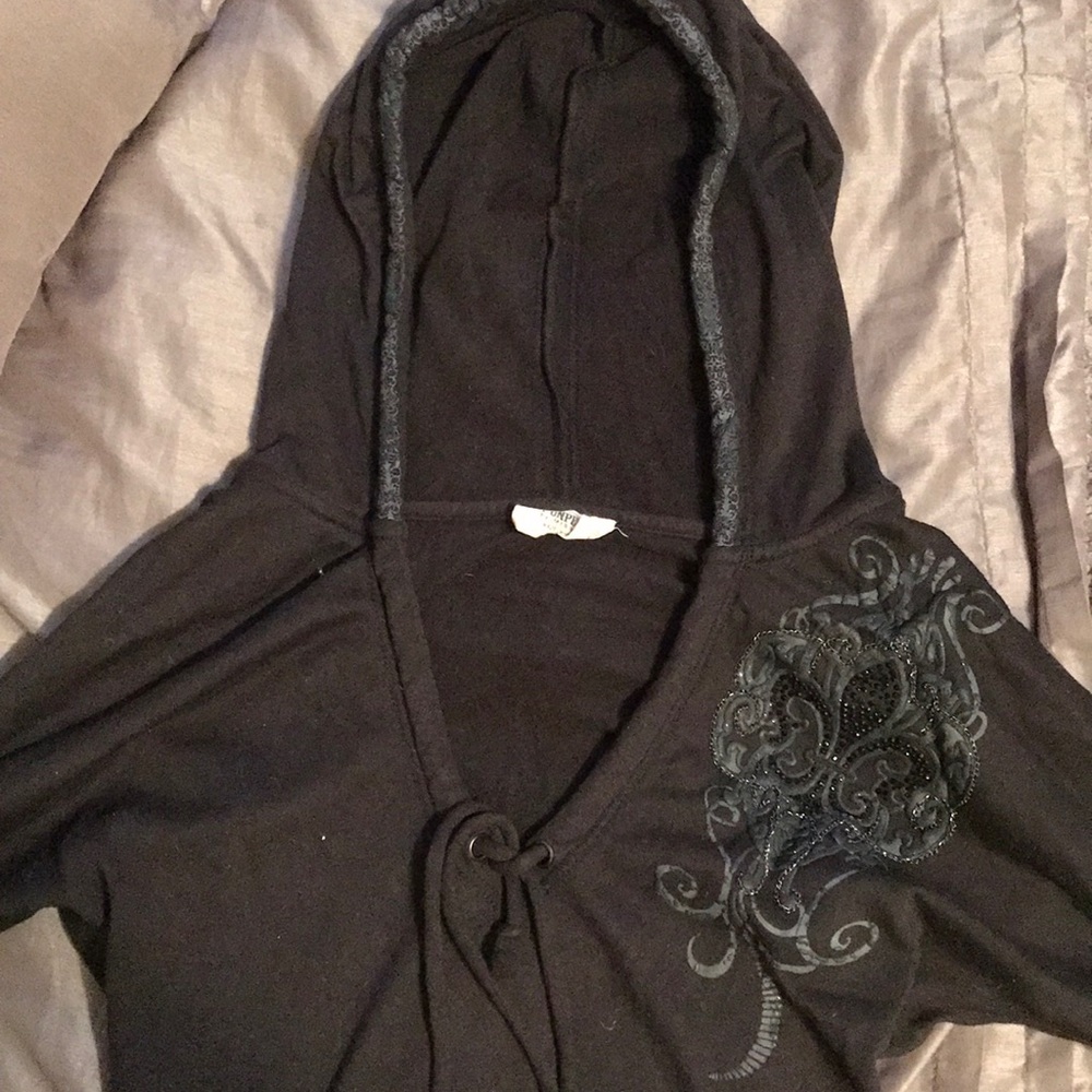 Sweater with embellishments