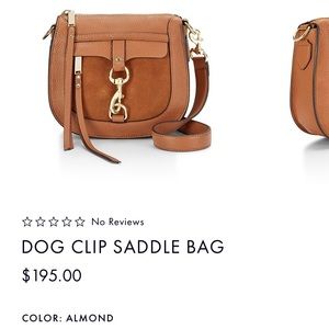 Rebecca Minkoff Dog Clip Saddle Bag - Almond