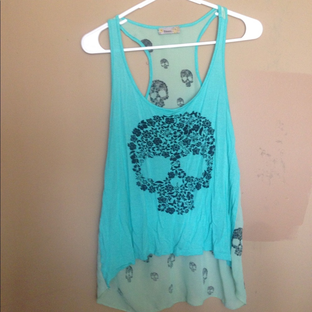 Real skull tank