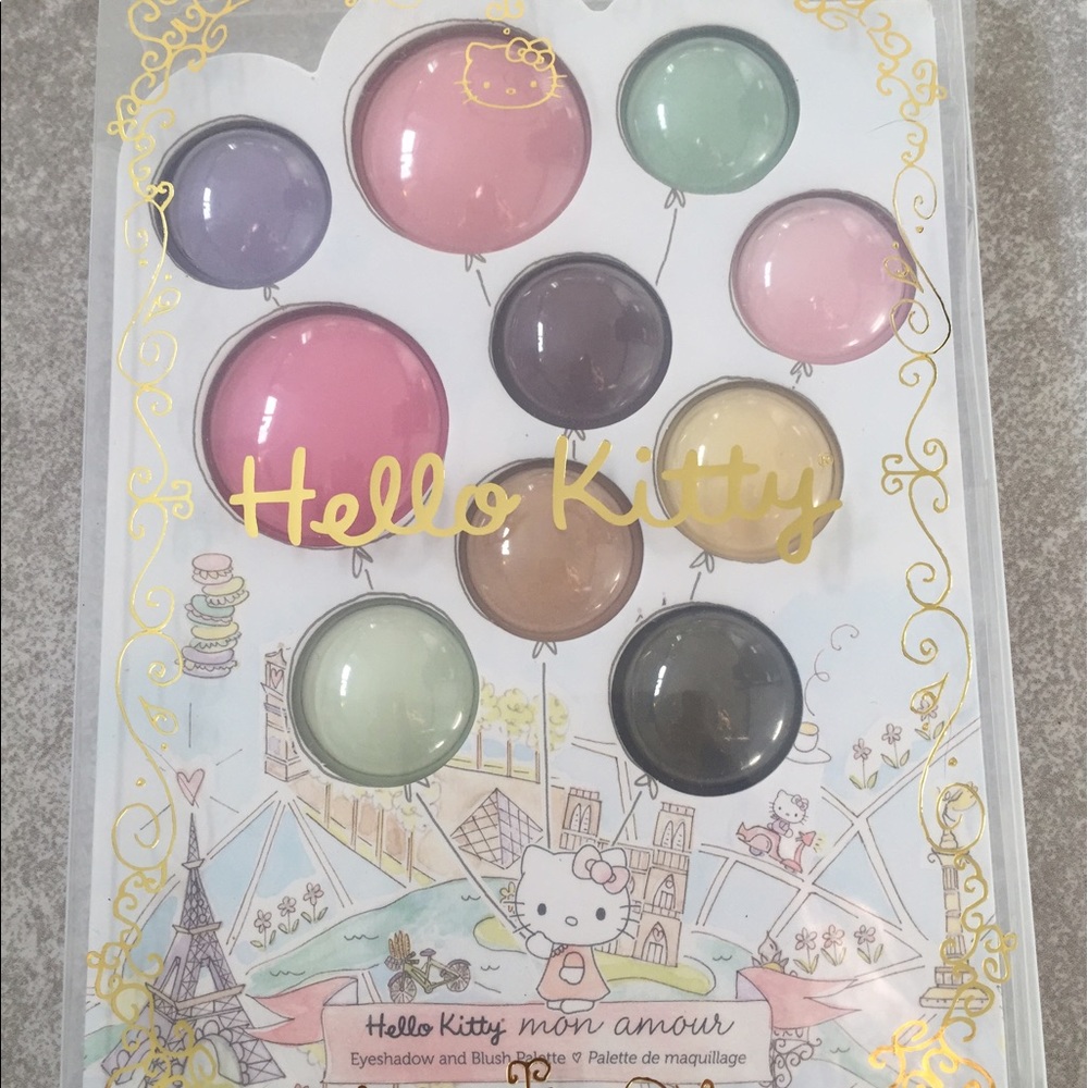 NIB Hello Kitty Mon Amour Eyeshadow And Blush