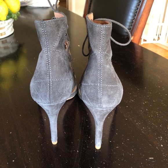 Joie caged grey suede heels - Picture 4 of 4