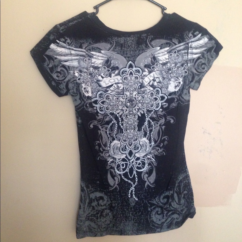 Angels and diamonds baby doll T shirt