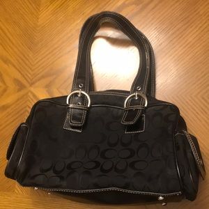 Black coach purse
