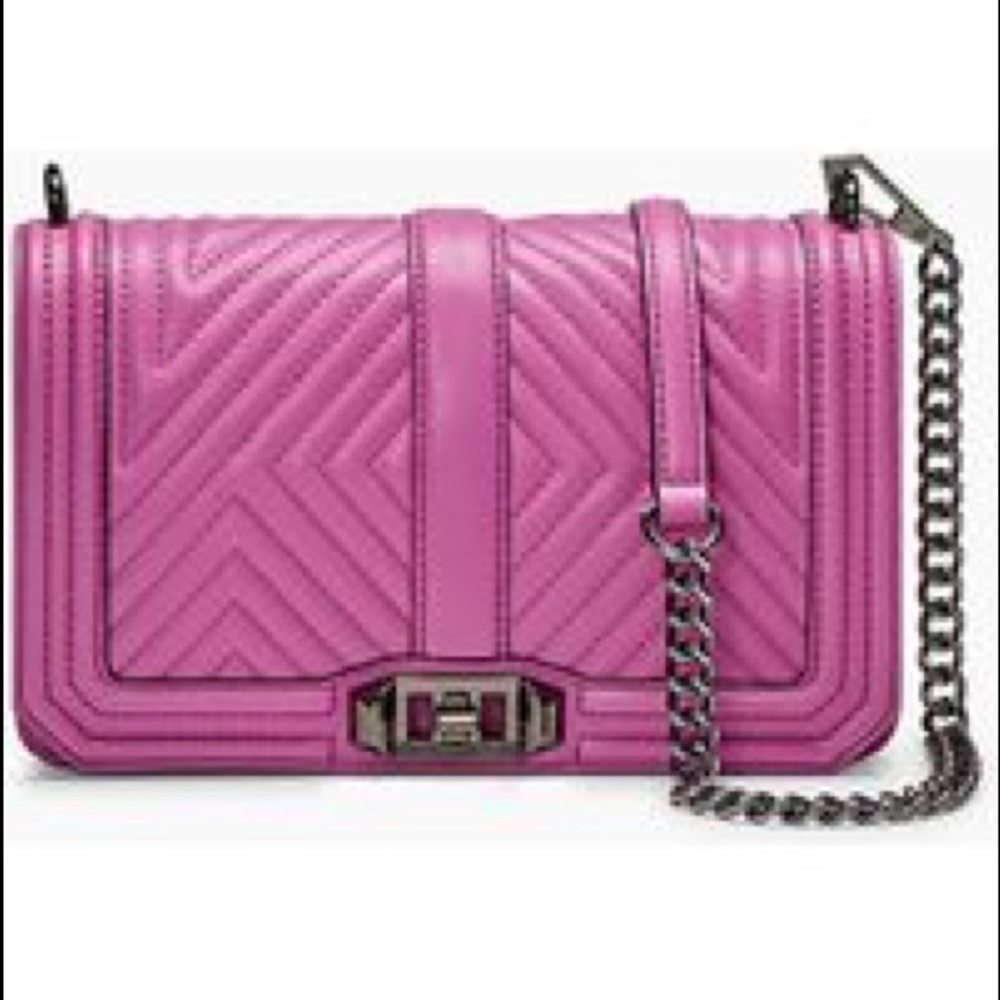 ✨ Rebecca Minkoff Geo Quilted Love Crossbody ✨