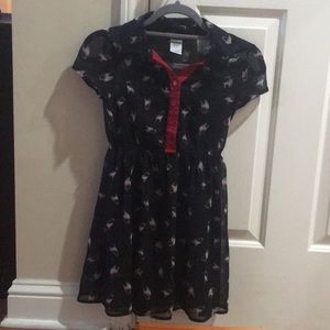 Pug patterned dress