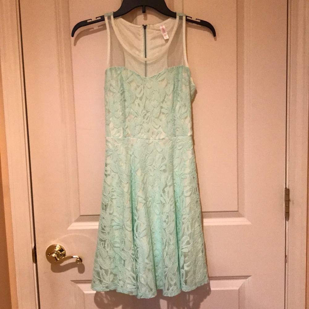 Mint Lace Dress