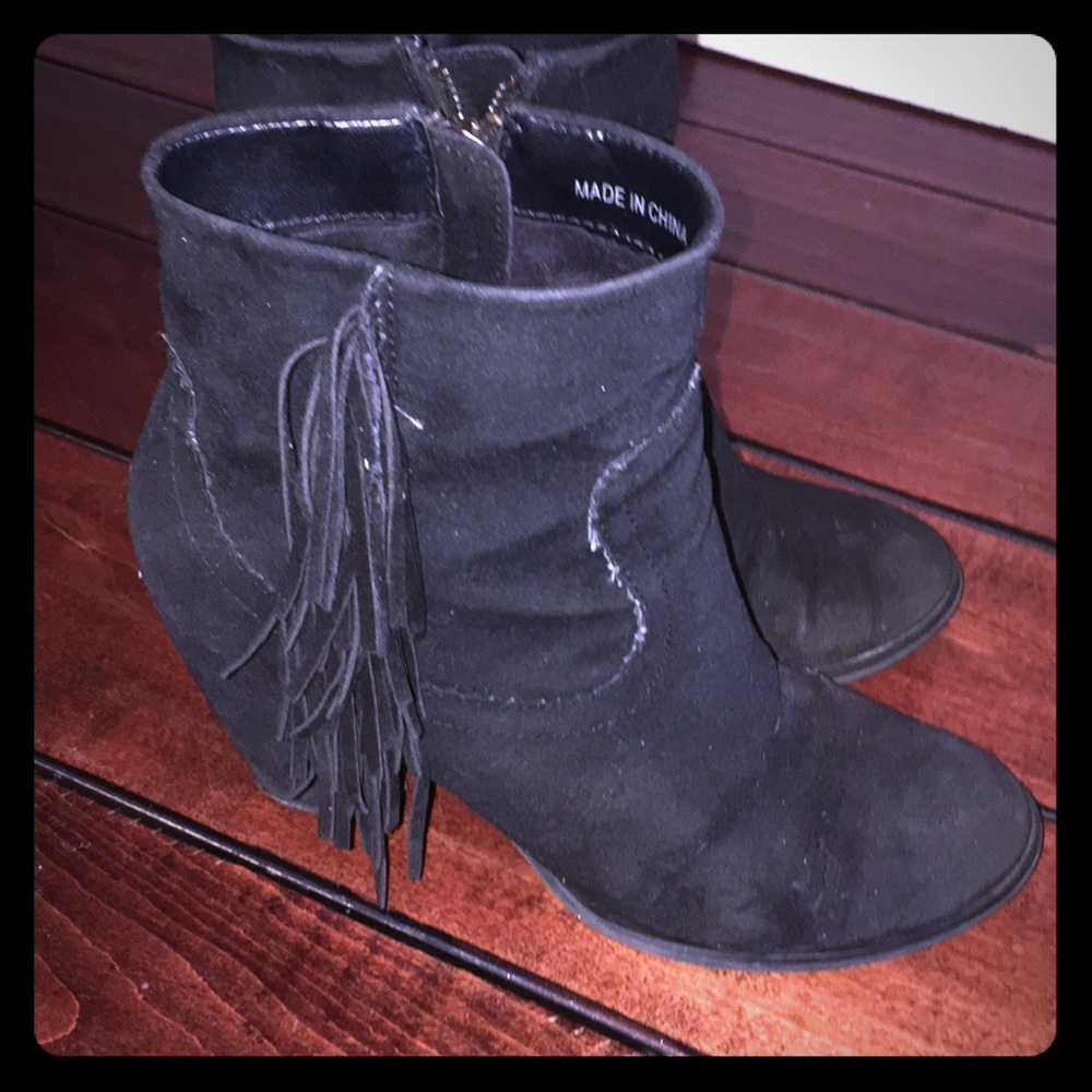 Black booties