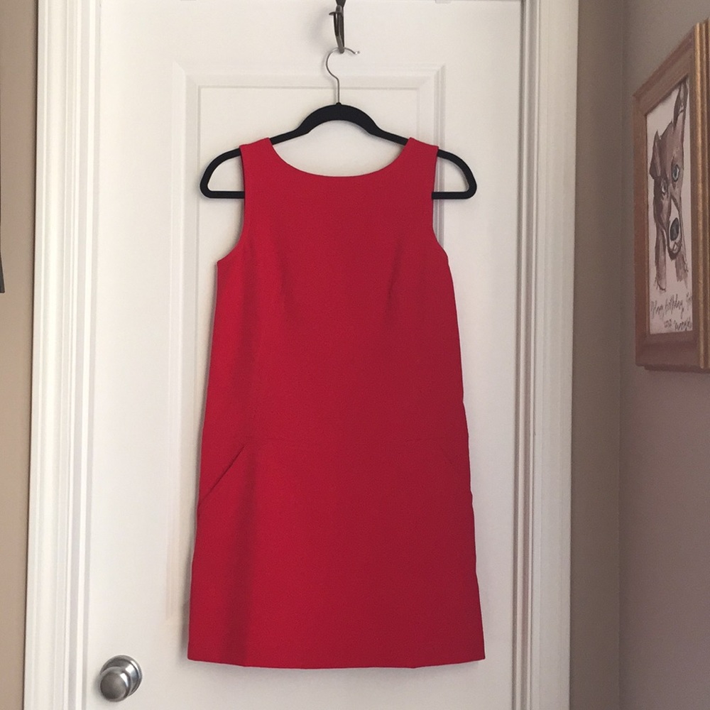 Loft red short dress