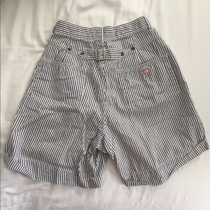 Vintage GUESS Denim Stripe Shorts