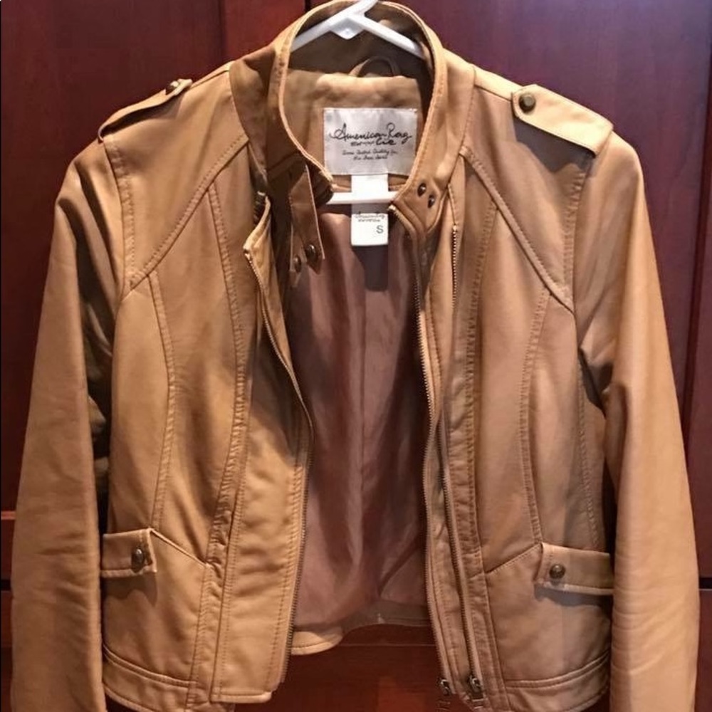 Faux Leather Jacket