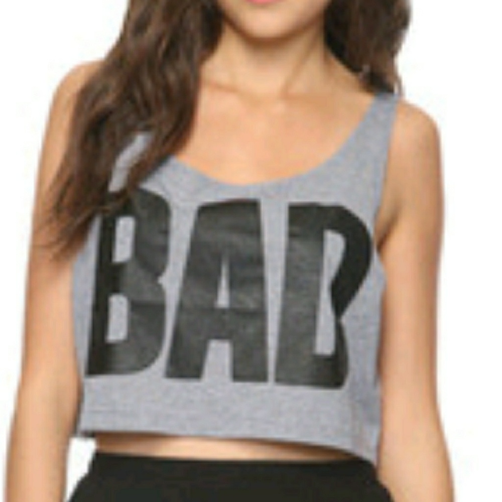 Forever 21 "BAD" crop top