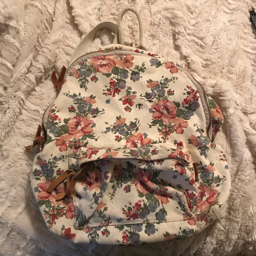 floral print back pack