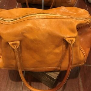 Lands End Leather Bag