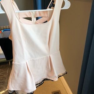 Ivory Peplum