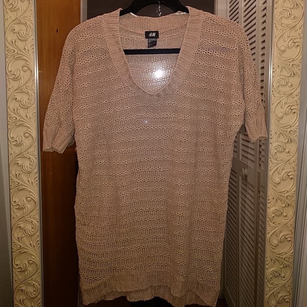 Short Sleeve Tan Tunic