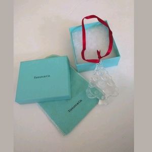 Brand New Tiffany Crystal Christmas Tree Ornament