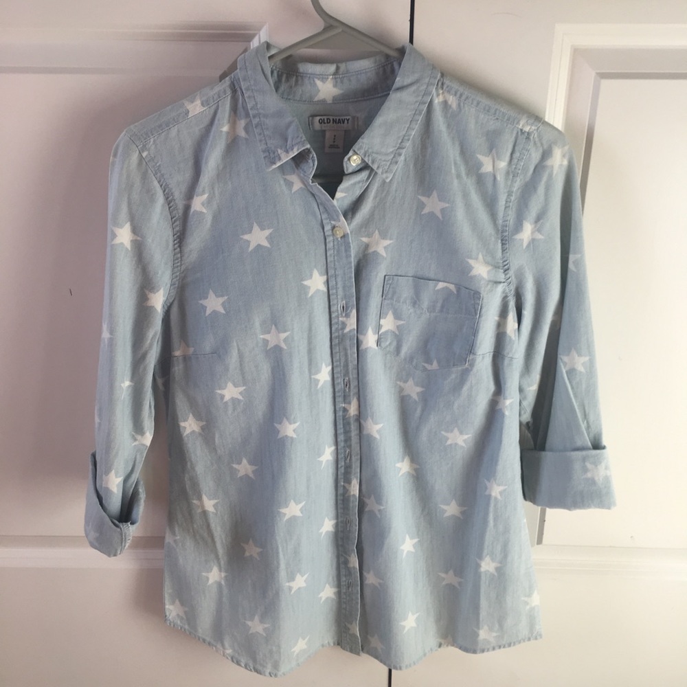 Old navy denim button up
