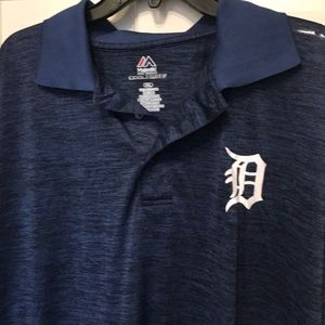 Detroit Tigers NWT light w performance Golf shirt