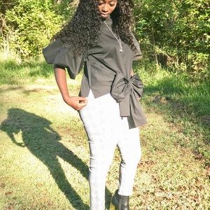 Butterfly Bow blouse