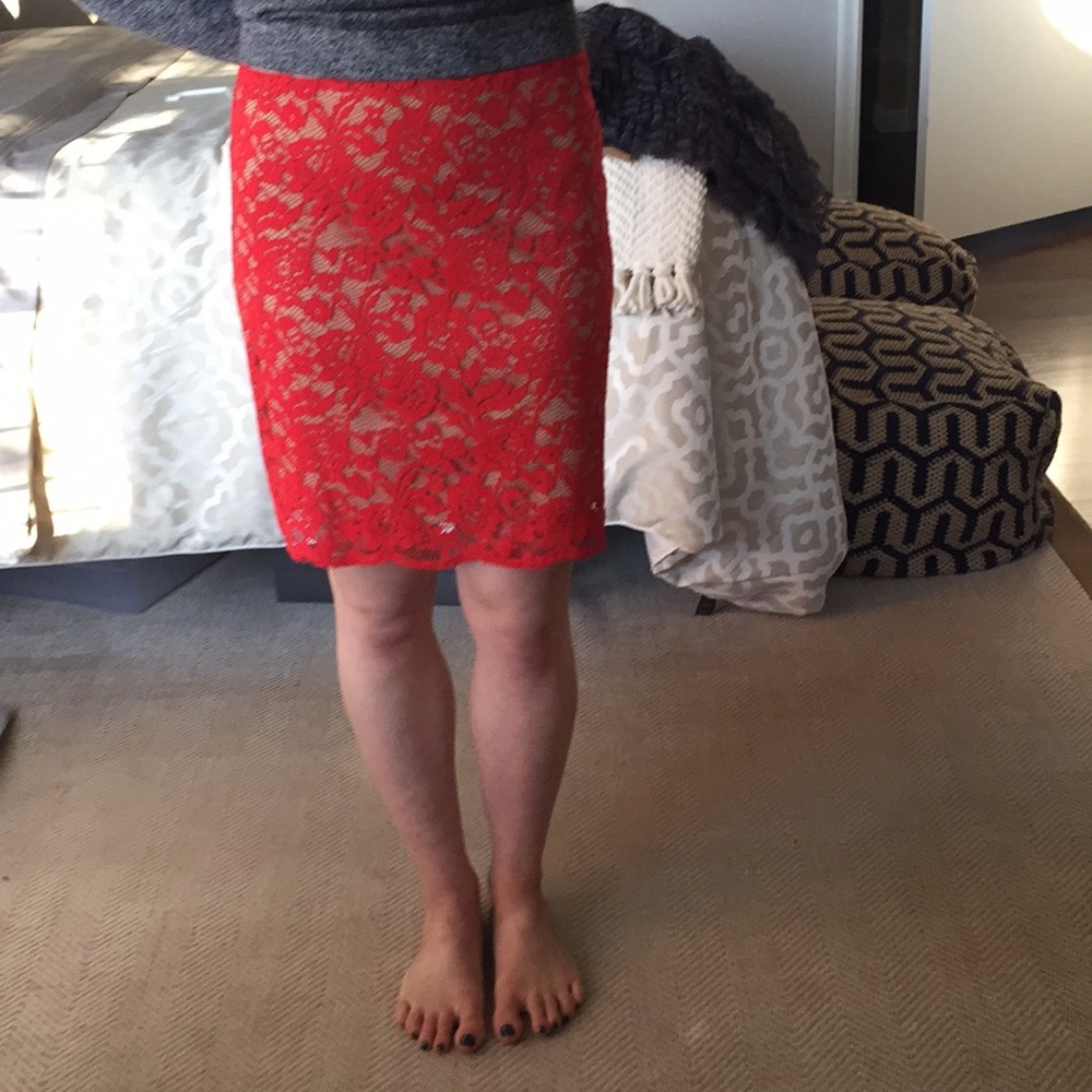 Francesca’s lace skirt