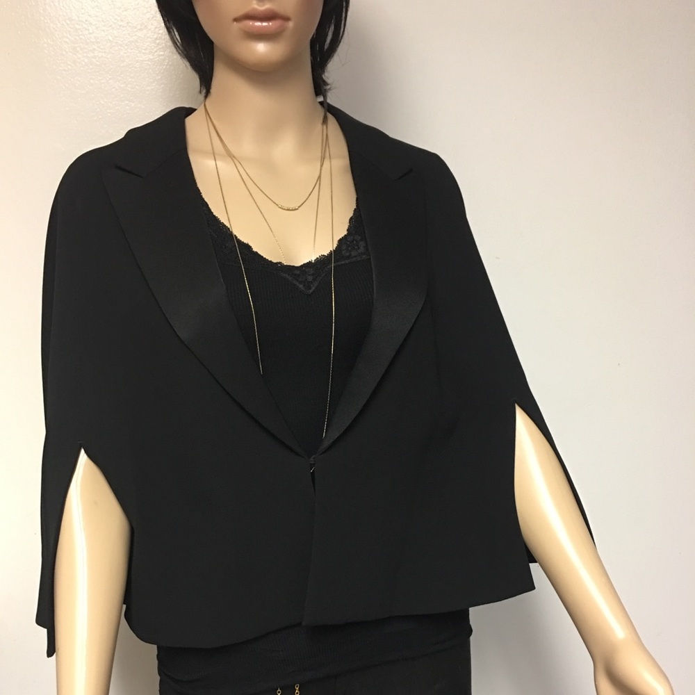 Glint Formal Black Ladies Cape/Poncho Sz OS